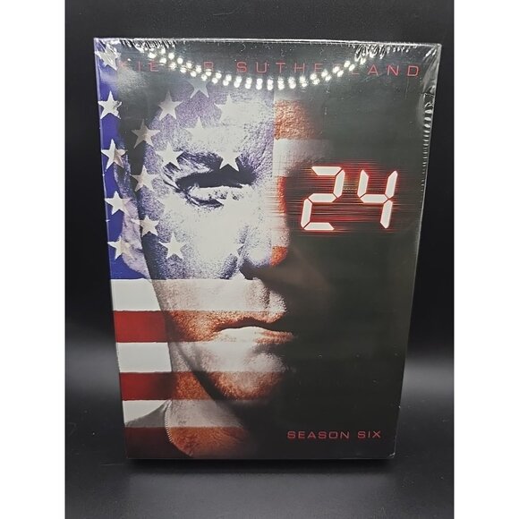 24 Season 6 DVD 2007 7-Disc Set  Kiefer Sutherland TV Show SEALED - Picture 1 of 3